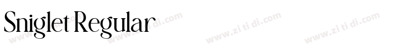 Sniglet Regular字体转换 Sniglet Regular字体转换
